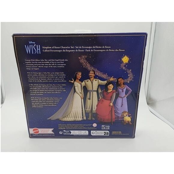 Disney Wish Kingdom of Rosas Character Set 10 Figures + 5 Friends Mattel 2023 - Picture 2 of 5